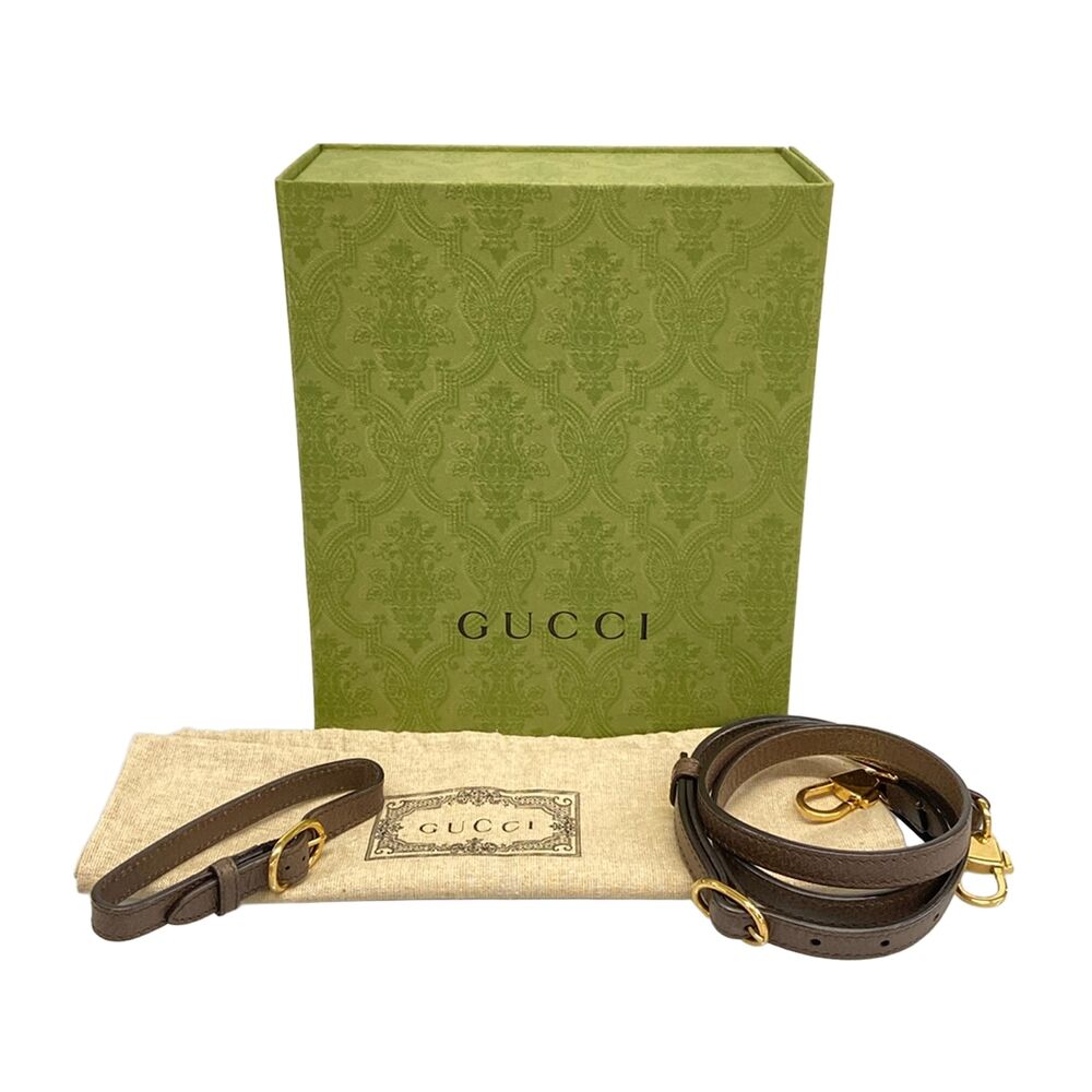Gucci Diana Mini Tote Bag Tote Bag 655661 Dark Brown Beige Jacquard Leather - Picture 8 of 15